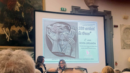 2025 - Presentazione del libro "Oltre 100 Artisti per la Pace" alla Sala della Protomoteca del Campidoglio